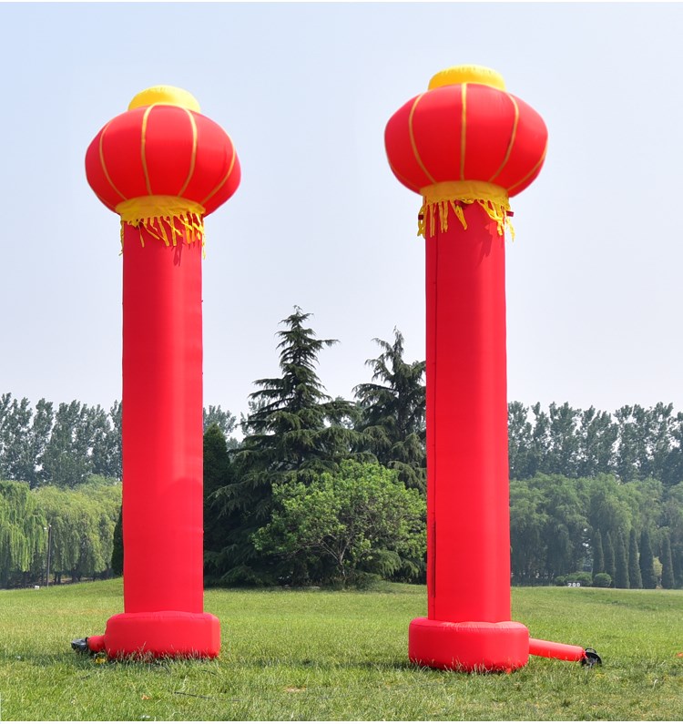 柳南庆典灯笼柱